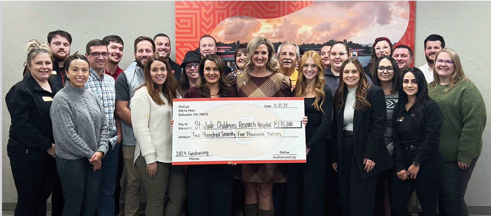 OnCue Donates $275,000 to Children’s Hospital